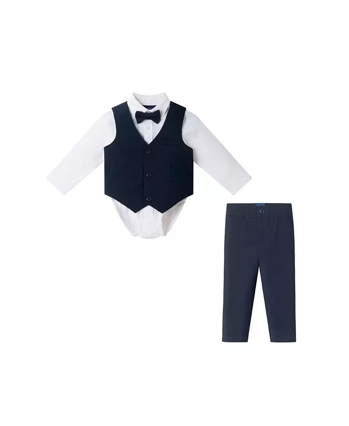 Голубой комплект для мальчиков из пике: рубашка на пуговицах и жилет Baby Boys Blue Seersucker Buttondown and Vest Set Andy & Evan, синий
Голубой комплект для мальчиков из пике: рубашка на пуговицах и жилет Baby Boys Blue Seersucker Buttondown and Vest Set Andy & Evan, синий