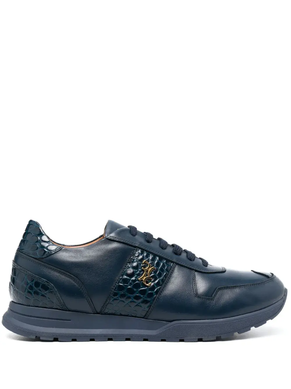 Кроссовки с тиснением под кожу крокодила и логотипом Billionaire, синий
Кроссовки с тиснением под кожу крокодила и логотипом Billionaire, синий