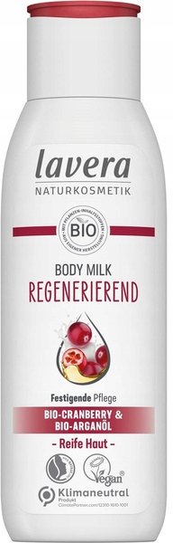 LAVERA Регенерирующее молочко для тела с органической клюквой и органическим аргановым маслом
LAVERA Регенерирующее молочко для тела с органической клюквой и органическим аргановым маслом