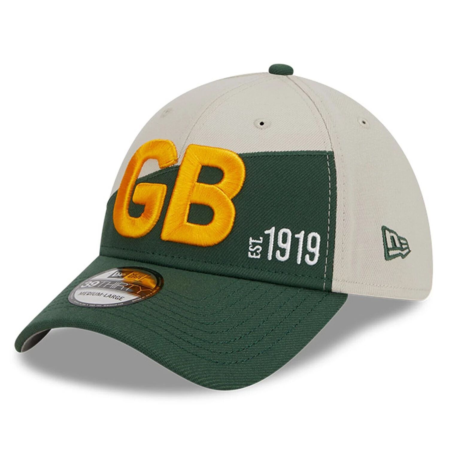 Мужская кепка New Era кремового/зеленого цвета Green Bay Packers 2023 Sideline Historic 39THIRTY Flex Hat
Мужская кепка New Era кремового/зеленого цвета Green Bay Packers 2023 Sideline Historic 39THIRTY Flex Hat