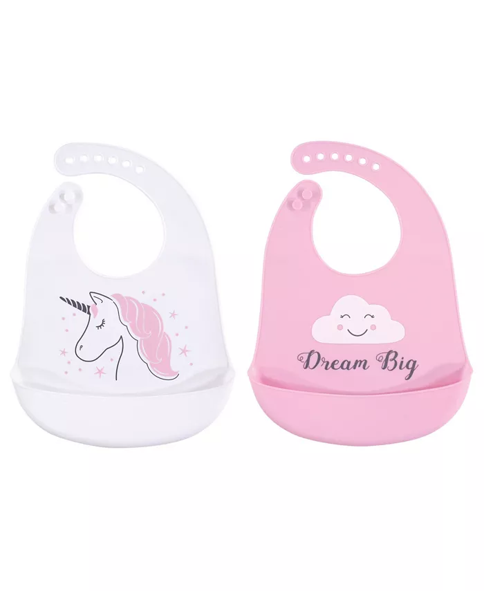 Детские силиконовые слюнявчики для девочек Hudson Baby, розовый
Детские силиконовые слюнявчики для девочек Hudson Baby, розовый