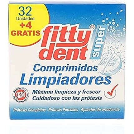 Fittydent Super 32+4 чистящие таблетки Phb
Fittydent Super 32+4 чистящие таблетки Phb