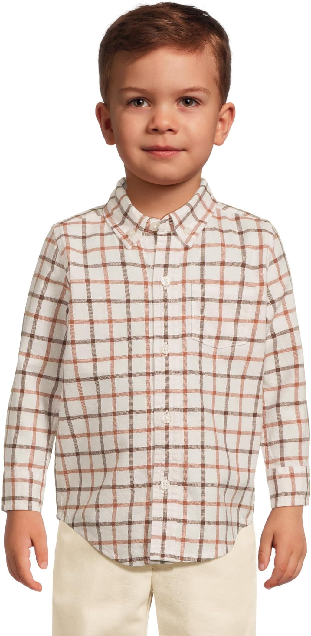 Рубашка из клетчатого твила с застежкой на пуговицы Janie and Jack, Multicolor
Рубашка из клетчатого твила с застежкой на пуговицы Janie and Jack, Multicolor