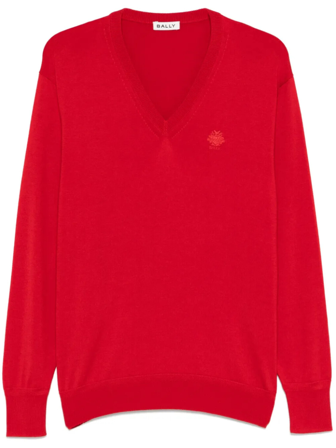 Bally свитер с вышитым логотипом, красный
Bally свитер с вышитым логотипом, красный