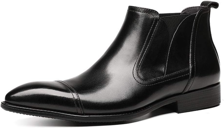 Рабочие ботинки Rui Landed Ankle Boot для мужчин, модель без шнурков, из высококачественной натуральной кожи, повседневные, деловые, водонепроницаемые, с острым носком и блочным каблуком, однотонные (Цвет: черный, Размер: 6 M US)
Рабочие ботинки Rui Landed Ankle Boot для мужчин, модель без шнурков, из высококачественной натуральной кожи, повседневные, деловые, водонепроницаемые, с острым носком и блочным каблуком, однотонные (Цвет: черный, Размер: 6 M US)