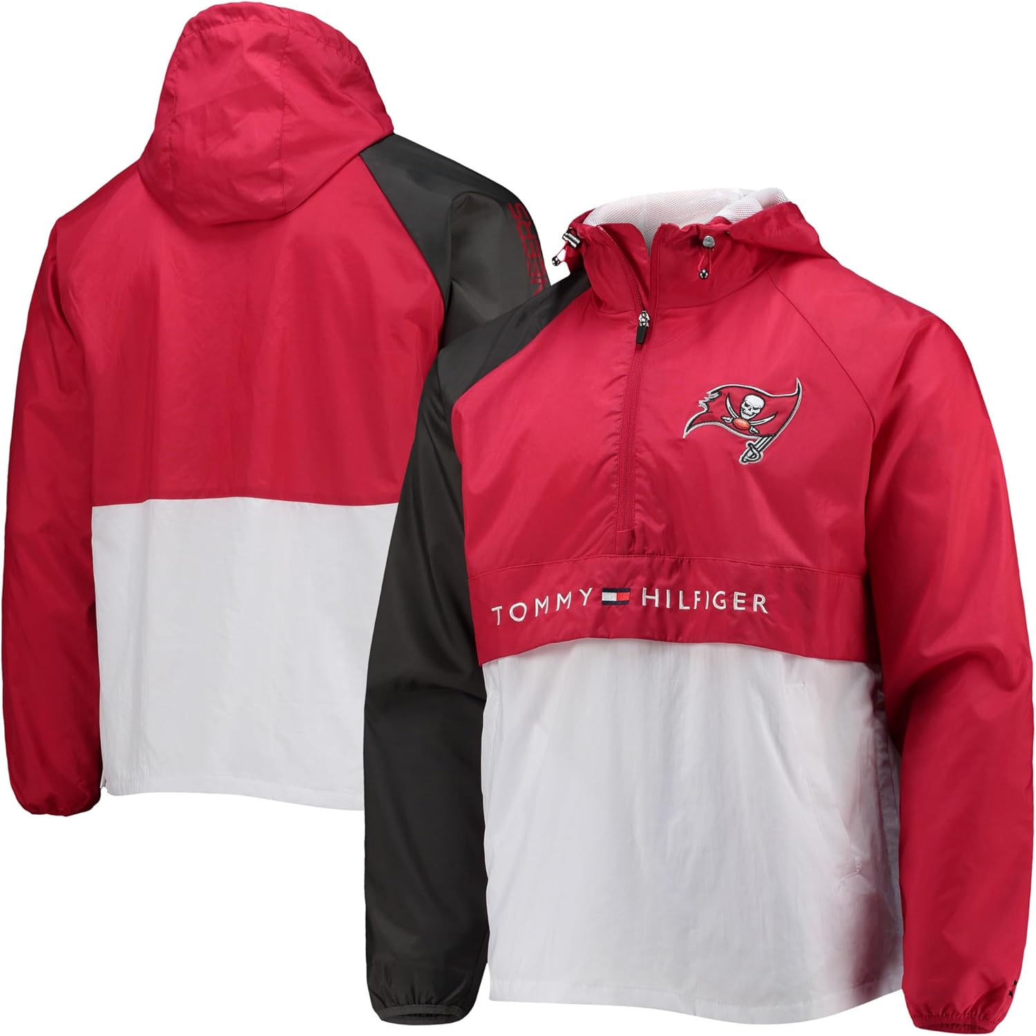 Мужской пуловер Tommy Hilfiger NFL с рукавами реглан и полумолнией, Tampa Bay Buccaneers, Red
Мужской пуловер Tommy Hilfiger NFL с рукавами реглан и полумолнией, Tampa Bay Buccaneers, Red