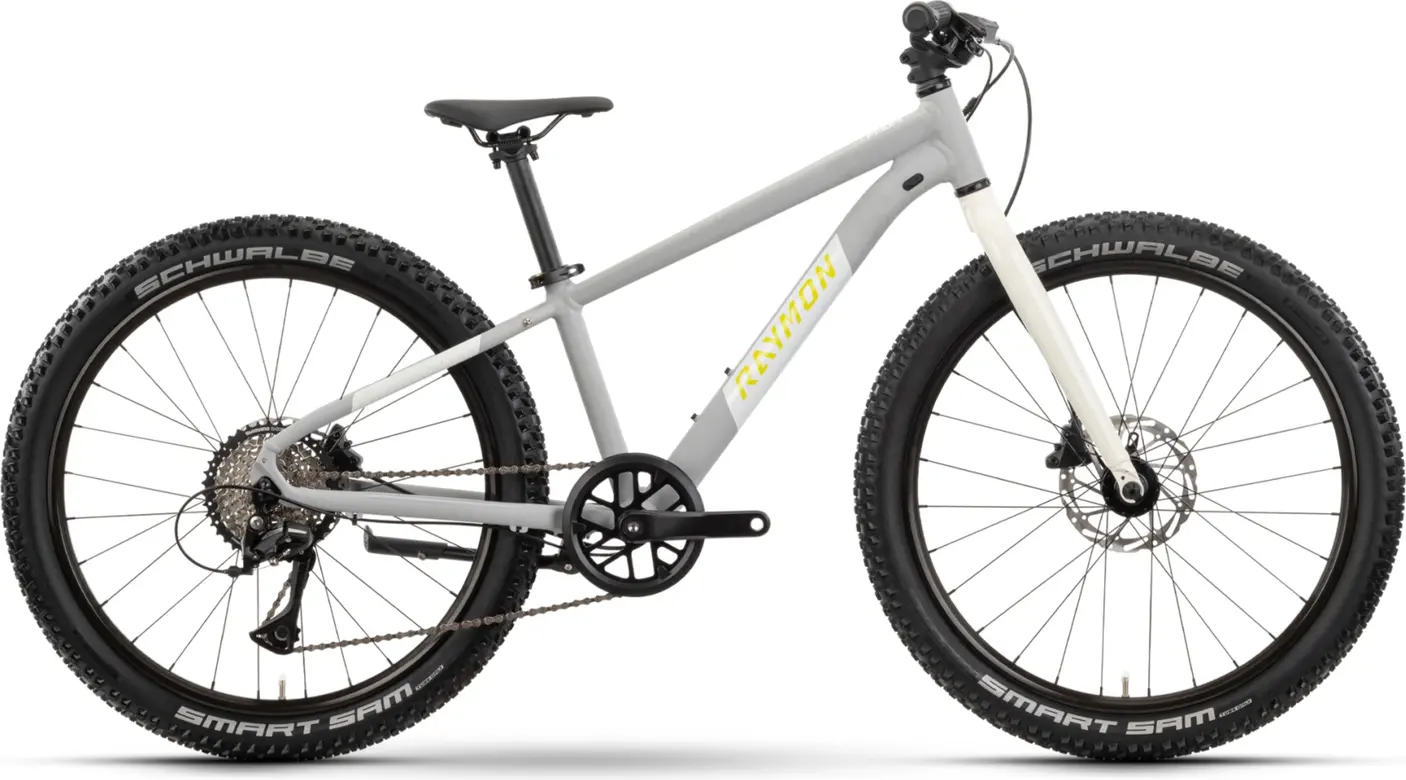 Детский велосипед Raymon yanga 24 pro (2026) - 24 дюймов jugend-/kinder-mtb - grey/white/lime
Детский велосипед Raymon yanga 24 pro (2026) - 24 дюймов jugend-/kinder-mtb - grey/white/lime