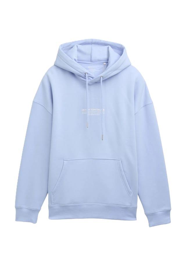 Толстовка с капюшоном и карманом-кенгуру Tom Tailor, синий 
Толстовка с капюшоном и карманом-кенгуру Tom Tailor, синий