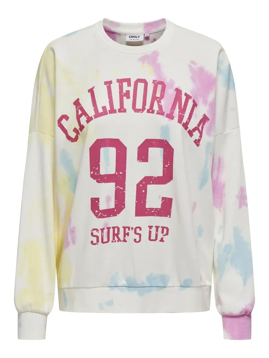 Only Свитер "ONLTELLA L/S O-NECK SWT", цвет Cloud Dancer Detail:Tie Dye + Print California
Only Свитер "ONLTELLA L/S O-NECK SWT", цвет Cloud Dancer Detail:Tie Dye + Print California