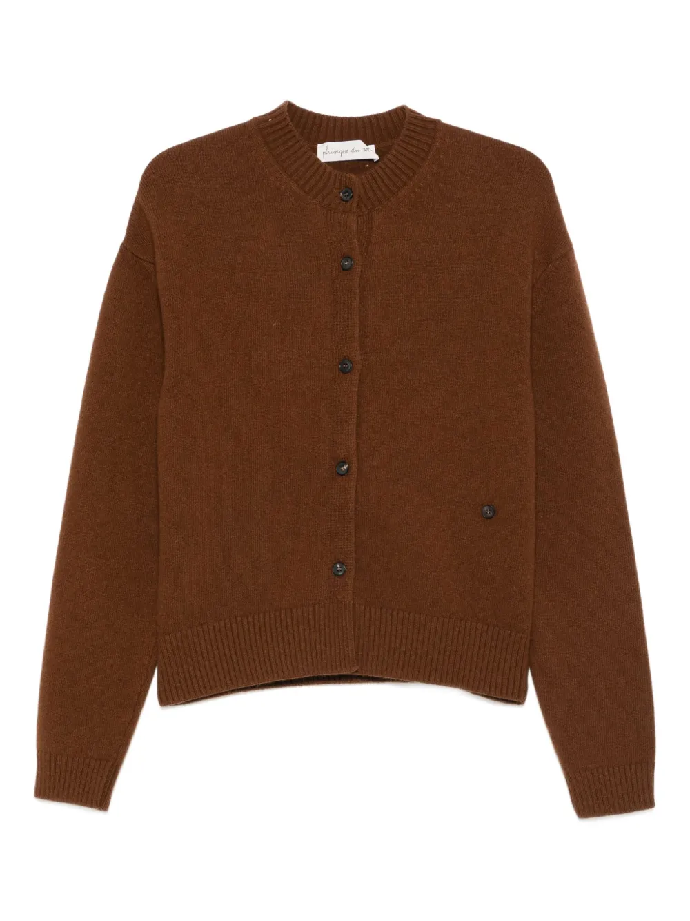 Шерстяной кардиган на пуговицах Phisique Du Role, коричневый
Шерстяной кардиган на пуговицах Phisique Du Role, коричневый