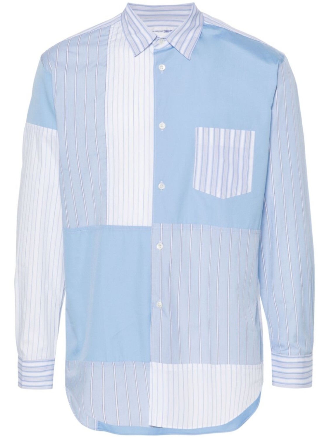 Comme Des Garçons Shirt поплиновая рубашка в полоску, белый
Comme Des Garçons Shirt поплиновая рубашка в полоску, белый