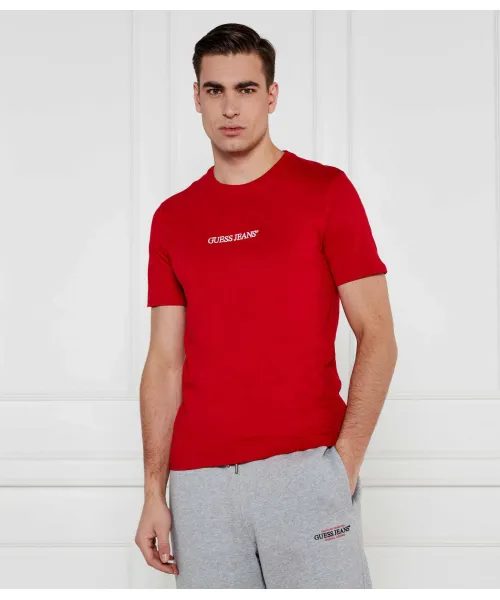 Футболка Slim fit Guess Jeans, красный 
Футболка Slim fit Guess Jeans, красный