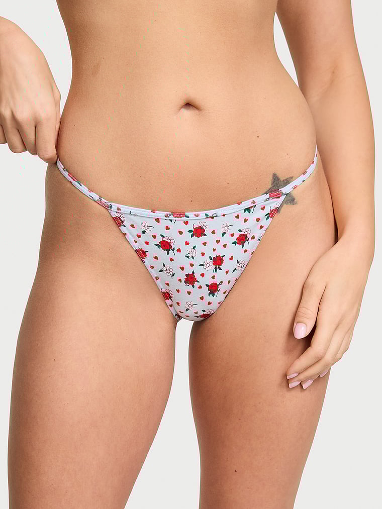 Трусики-Стринги из эластичного хлопка Victoria'S Secret, smooth light blue roses
Трусики-Стринги из эластичного хлопка Victoria'S Secret, smooth light blue roses