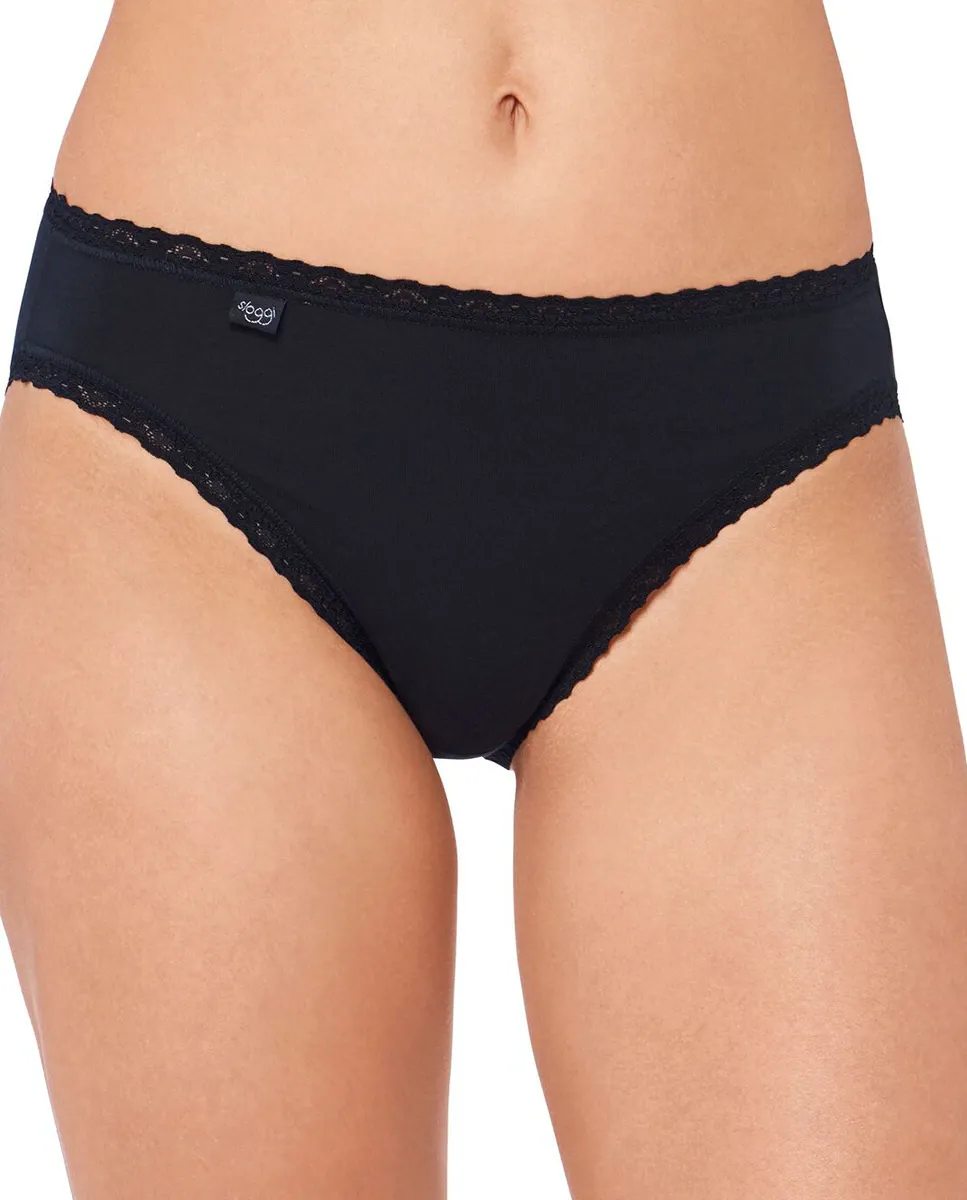 Sloggi нормальные белые женские трусики, черный
Sloggi нормальные белые женские трусики, черный