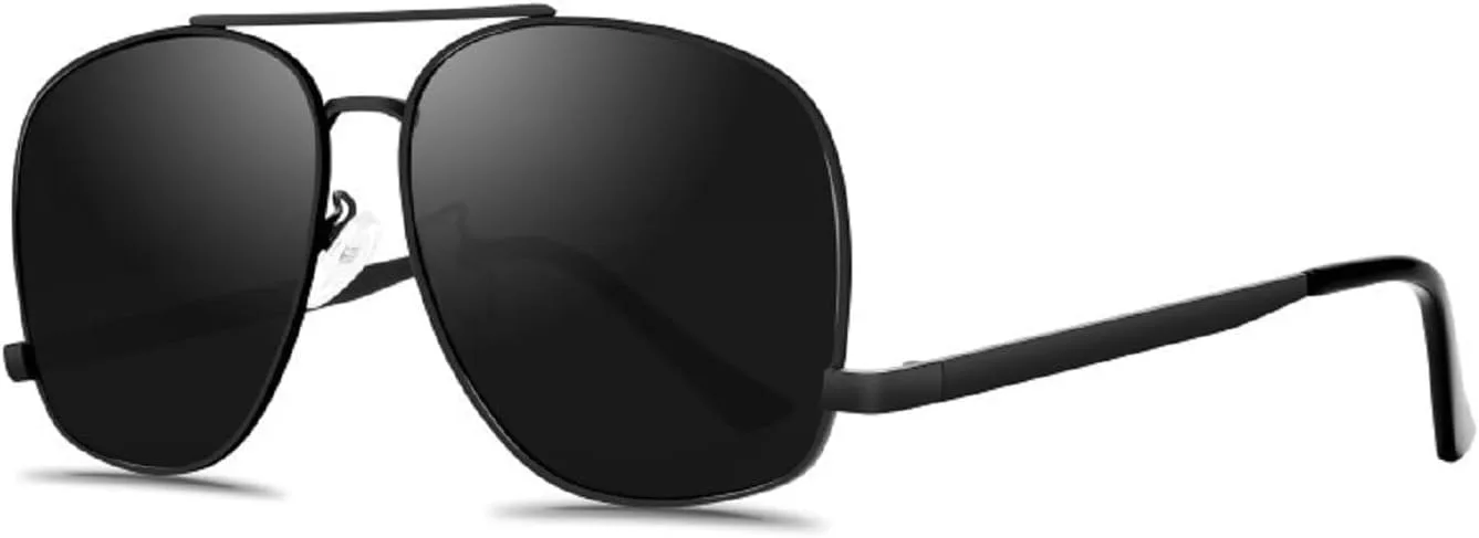 Квадратные солнцезащитные очки-пилот для женщин в золотистой металлической оправе, роскошные женские солнцезащитные очки с защитой от УФ-излучения mincl, Black
Квадратные солнцезащитные очки-пилот для женщин в золотистой металлической оправе, роскошные женские солнцезащитные очки с защитой от УФ-излучения mincl, Black