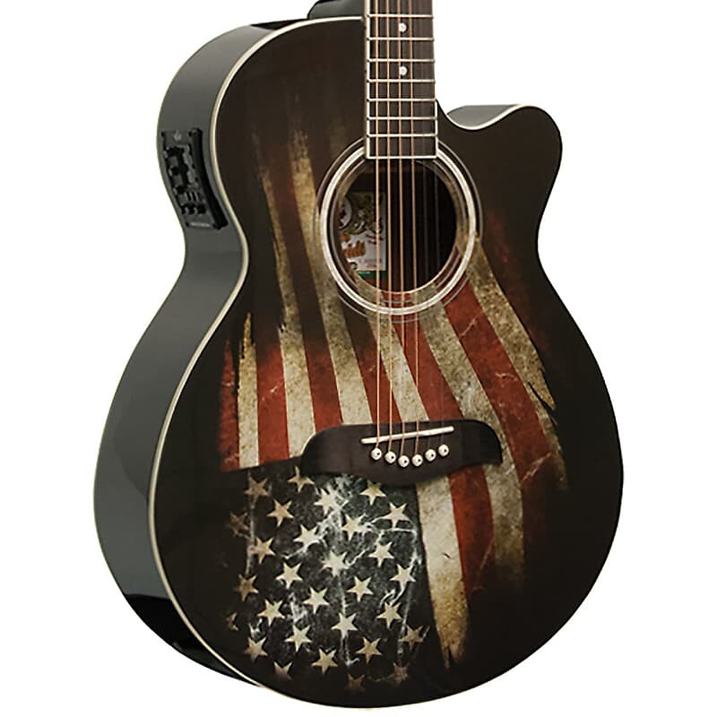 Акустическая гитара Oscar Schmidt OG10CE-FLAG Concert Cutaway 6-String Acoustic-Electric Guitar - American Flag Graphic
Акустическая гитара Oscar Schmidt OG10CE-FLAG Concert Cutaway 6-String Acoustic-Electric Guitar - American Flag Graphic