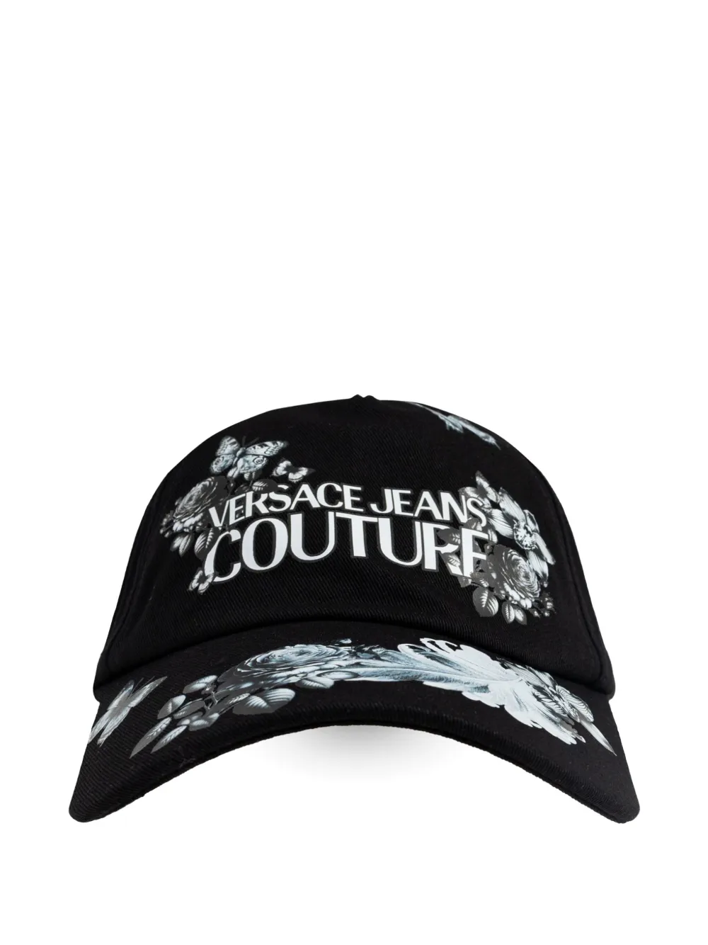 Бейсболка с цветами и бабочками Versace Jeans Couture, черный
Бейсболка с цветами и бабочками Versace Jeans Couture, черный