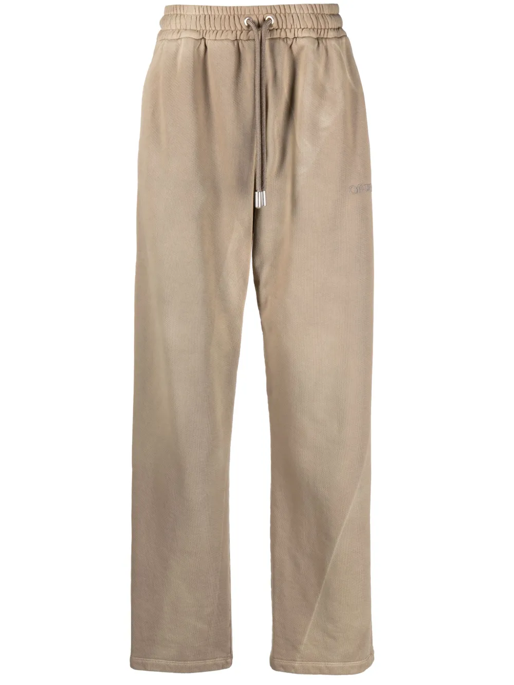 Хлопковые брюки с рельефным логотипом OFF-WHITE, нейтральный
Хлопковые брюки с рельефным логотипом OFF-WHITE, нейтральный