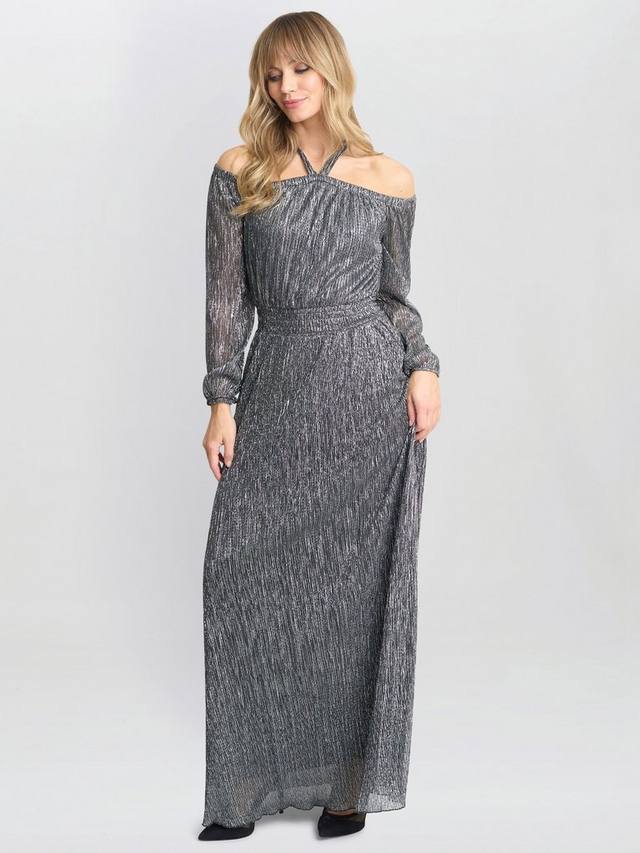 Платье sylvia из металлического плисса Gina Bacconi, цвет Sky Blue
Платье sylvia из металлического плисса Gina Bacconi, цвет Sky Blue