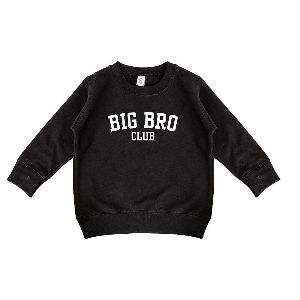 Толстовка с рисунком Big Bro Club для малышей The Juniper Shop, черный 
Толстовка с рисунком Big Bro Club для малышей The Juniper Shop, черный