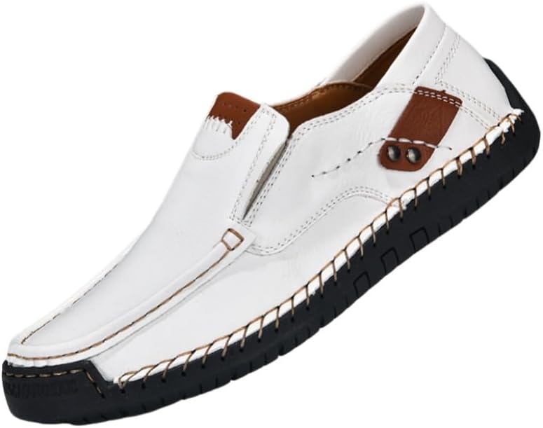 Мужские лоферы большого размера без шнурков - дышащий синтетический материал с подошвой из противоскользящей резины, подходят для всех сезонов, с удобным дизайном, подходят как для повседневной носки, так и для делового стиля Clolinde, белый
Мужские лоферы большого размера без шнурков - дышащий синтетический материал с подошвой из противоскользящей резины, подходят для всех сезонов, с удобным дизайном, подходят как для повседневной носки, так и для делового стиля Clolinde, белый