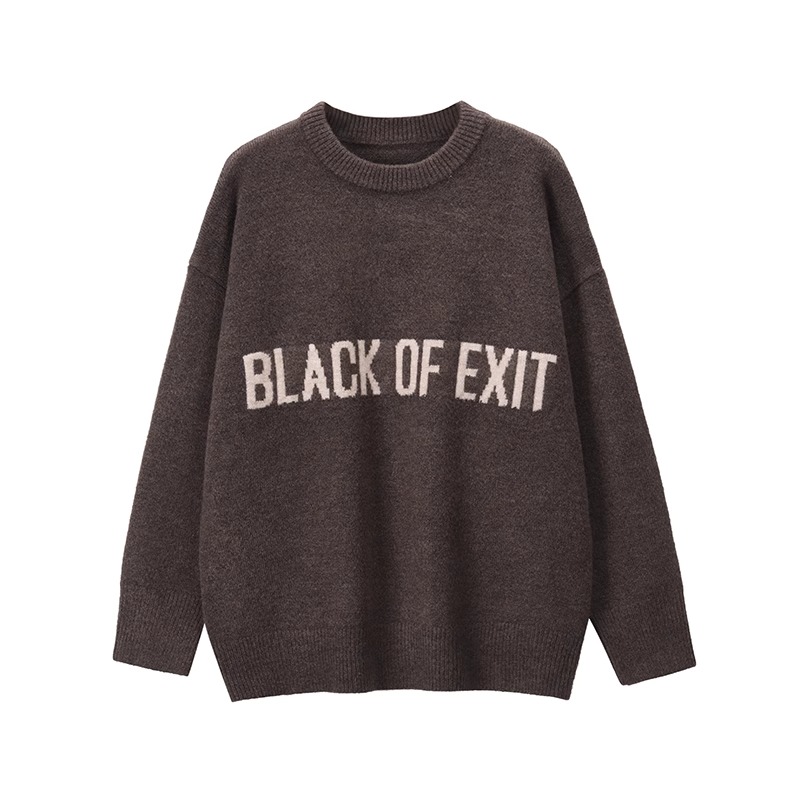 Свитер Unisex BLACK OF EXIT, Dark Coffee
Свитер Unisex BLACK OF EXIT, Dark Coffee