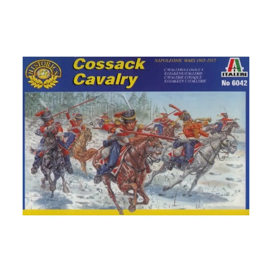 Казачья кавалерия, Historics - Napoleonic Wars 1815 (1:72) (Italeri)
Казачья кавалерия, Historics - Napoleonic Wars 1815 (1:72) (Italeri)
