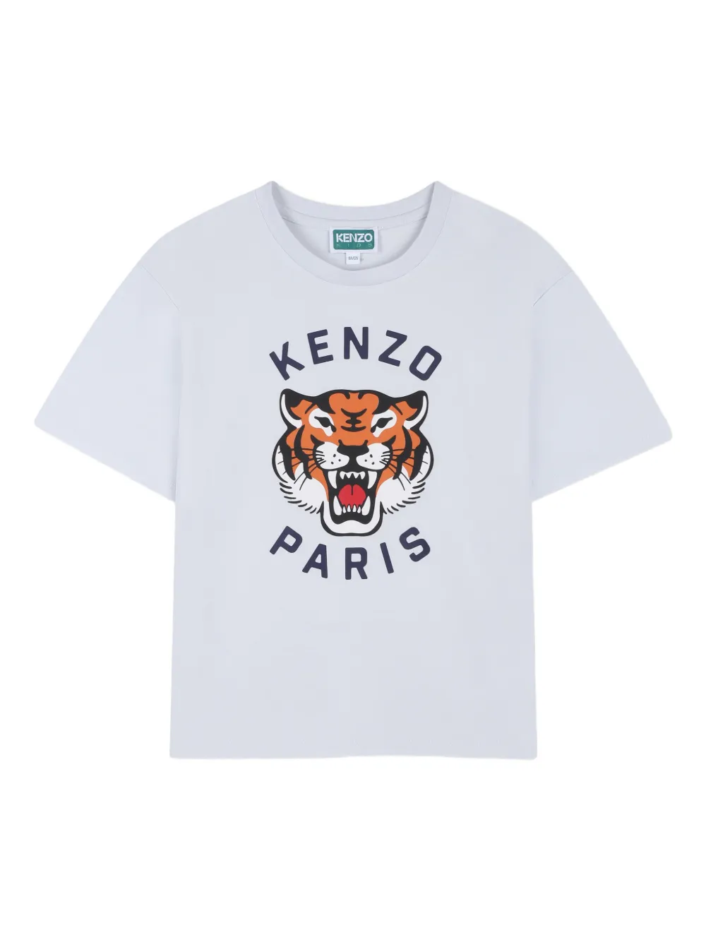 Футболка с изображением тигра Kenzo Kids, белый
Футболка с изображением тигра Kenzo Kids, белый