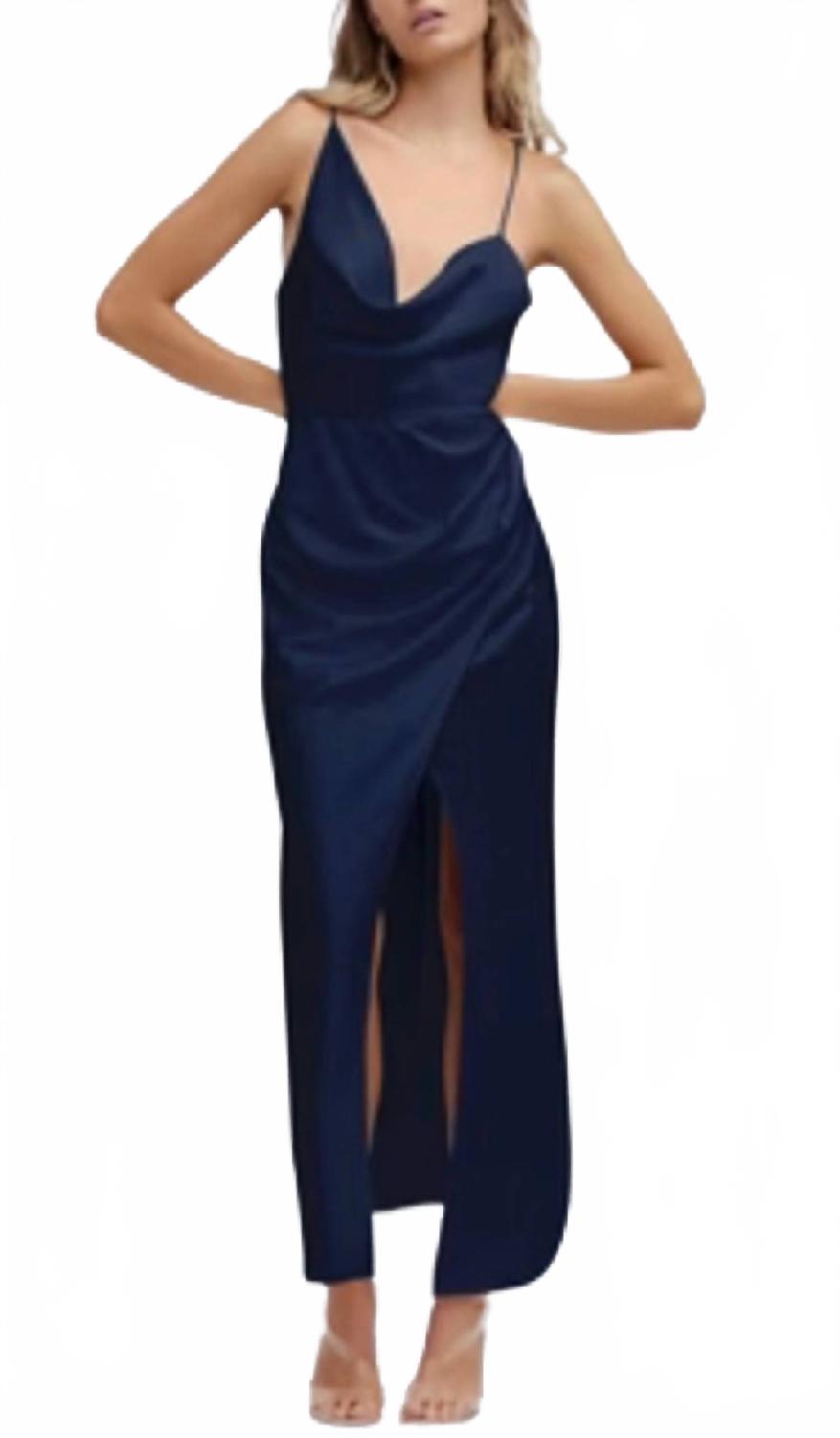 Атласное платье Aria темно-синего цвета Significant Other, темно-синий
Атласное платье Aria темно-синего цвета Significant Other, темно-синий