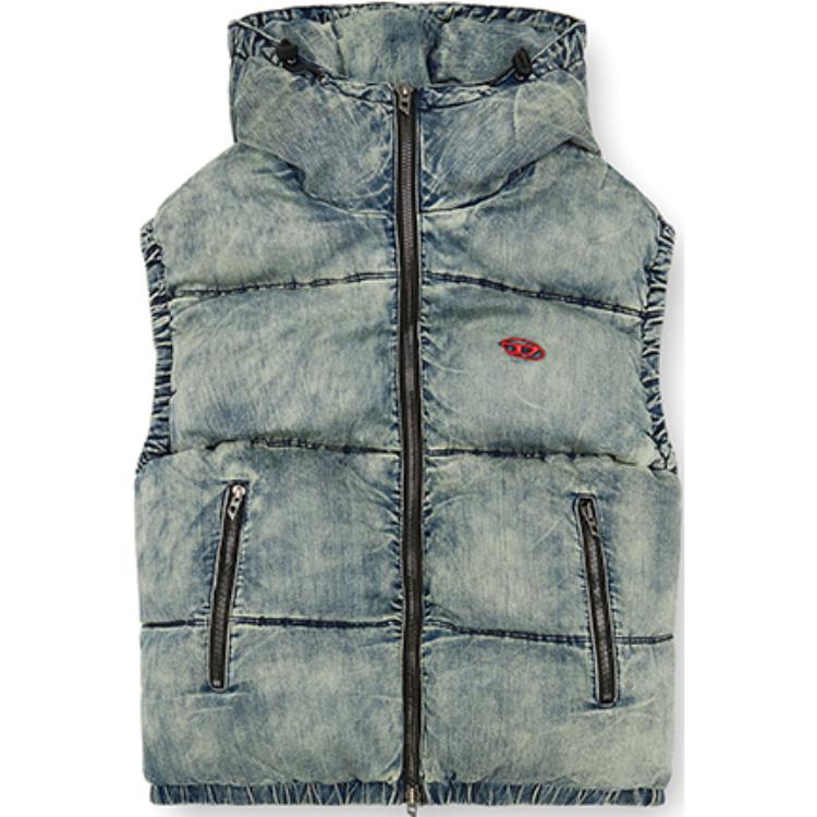 DIESEL Женская утепленная жилетка, Light Blue Faded
DIESEL Женская утепленная жилетка, Light Blue Faded