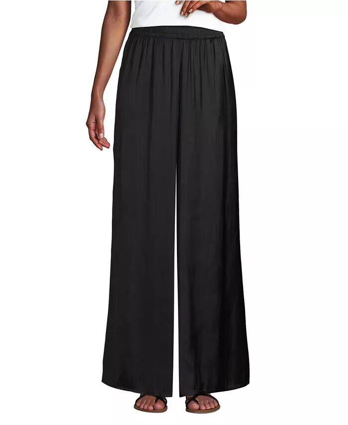 Женские широкие брюки-палаццо Fluid Lands' End, черный
Женские широкие брюки-палаццо Fluid Lands' End, черный