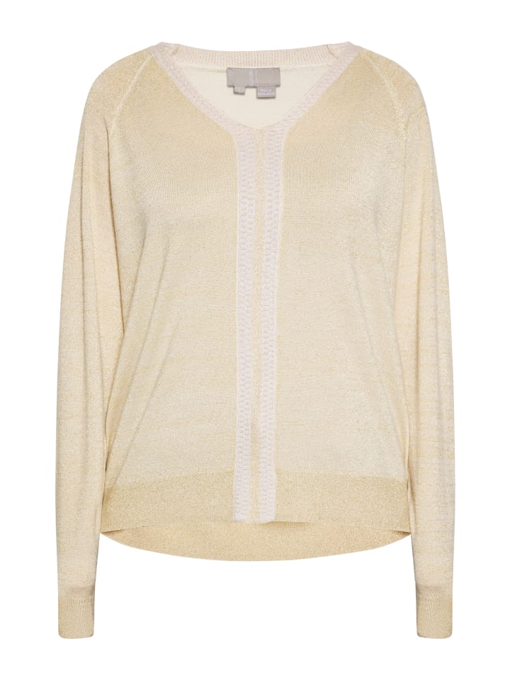 Женский свитер кремового цвета DreiMaster Klassik
Женский свитер кремового цвета DreiMaster Klassik