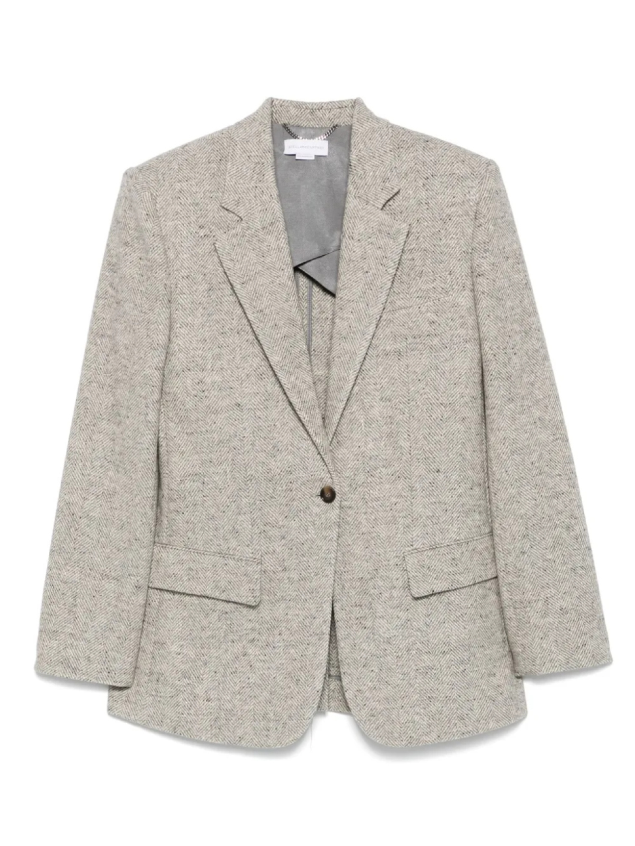 Stella McCartney однобортный пиджак, серый
Stella McCartney однобортный пиджак, серый