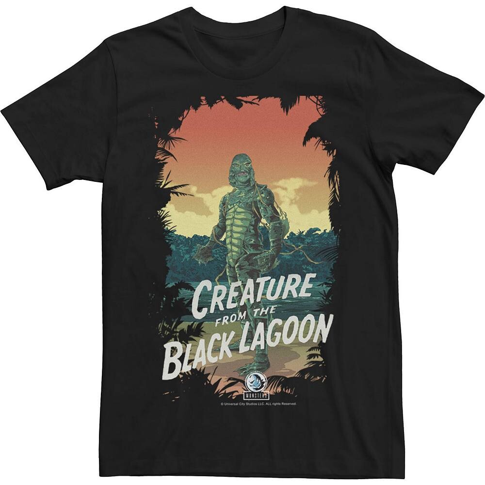 Мужская универсальная футболка Monsters Creature From The Black Lagoon в темной оправе Licensed Character, черный
Мужская универсальная футболка Monsters Creature From The Black Lagoon в темной оправе Licensed Character, черный