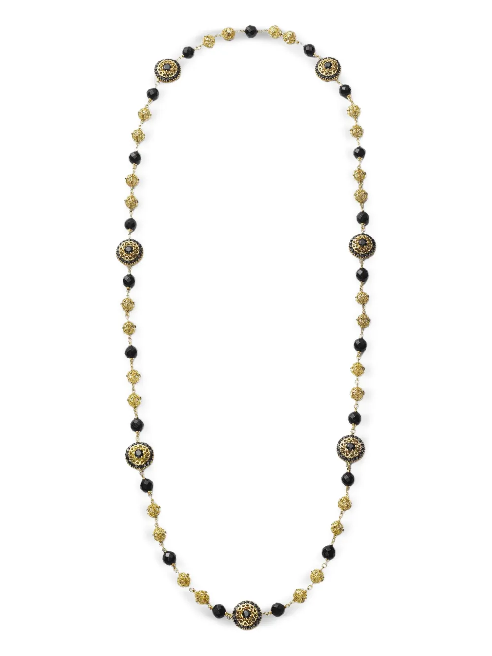 Ожерелье из 18-каратного желтого золота с сицилийским нефритом и черными сапфирами DOLCE & GABBANA, золотой
Ожерелье из 18-каратного желтого золота с сицилийским нефритом и черными сапфирами DOLCE & GABBANA, золотой