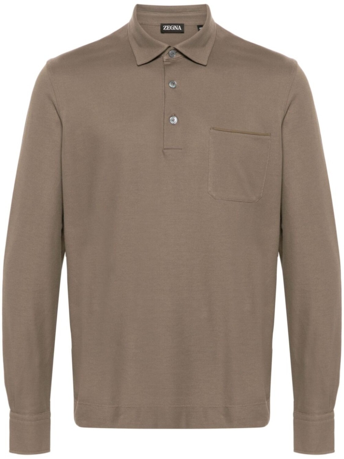 Zegna хлопковая рубашка-поло, зеленый
Zegna хлопковая рубашка-поло, зеленый