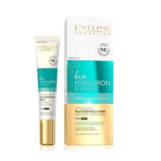Мультипитательный лифтинг-крем для глаз и век, 20 мл Eveline Cosmetics, Bio Hyaluron Expert
Мультипитательный лифтинг-крем для глаз и век, 20 мл Eveline Cosmetics, Bio Hyaluron Expert