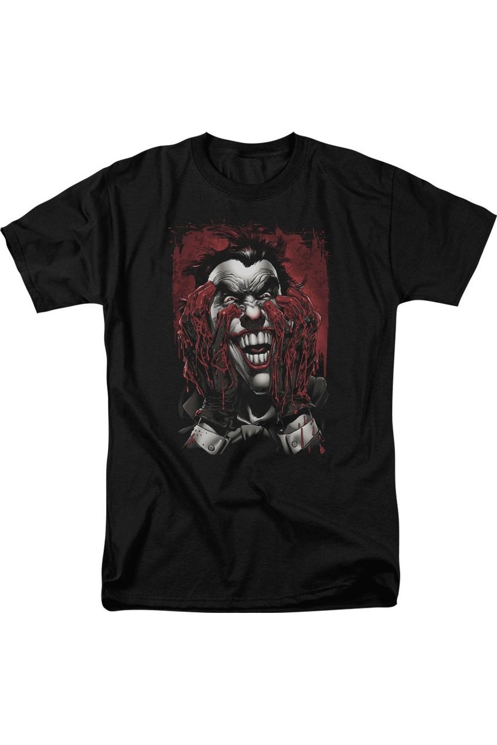 Футболка с коротким рукавом Batman Blood In Hands для взрослых Gildan, черный 
Футболка с коротким рукавом Batman Blood In Hands для взрослых Gildan, черный