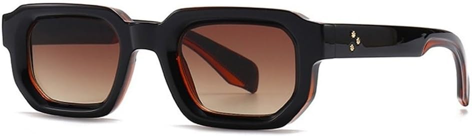 Модные квадратные солнцезащитные очки с заклепками для женщин, солнцезащитные очки UV400 в стиле ретро с градиентом, солнцезащитные очки для мужчин в стиле панк SKFGNX, Black Tea Gradient
Модные квадратные солнцезащитные очки с заклепками для женщин, солнцезащитные очки UV400 в стиле ретро с градиентом, солнцезащитные очки для мужчин в стиле панк SKFGNX, Black Tea Gradient