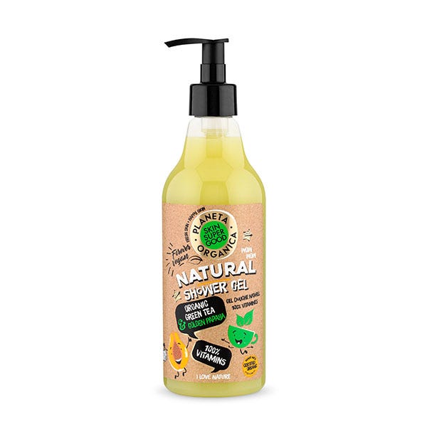 Гель для душа ORGANIC SHOP Skin Super Good Natural Shower Gel Green Tea & Papaya, 500 мл
Гель для душа ORGANIC SHOP Skin Super Good Natural Shower Gel Green Tea & Papaya, 500 мл