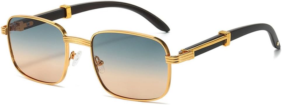 Винтажные солнцезащитные очки для мужчин, модные градиентные очки с защитой от УФ-излучения UV400, женские солнцезащитные очки в стиле панк и металл TKKTLLT, Gold-greenbrown
Винтажные солнцезащитные очки для мужчин, модные градиентные очки с защитой от УФ-излучения UV400, женские солнцезащитные очки в стиле панк и металл TKKTLLT, Gold-greenbrown