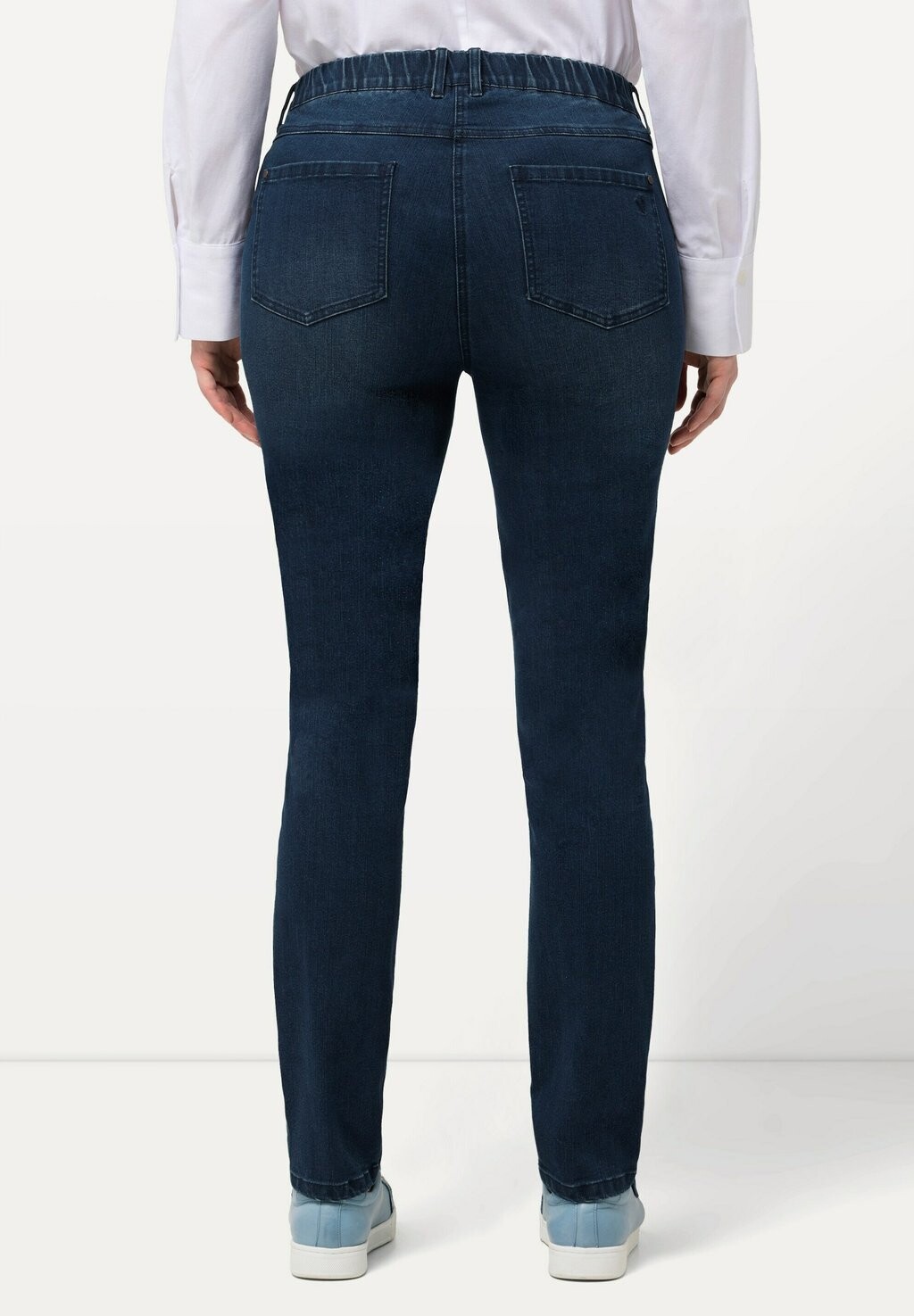 Джинсы облегающего кроя Ulla Popken, синий деним
Джинсы облегающего кроя Ulla Popken, синий деним