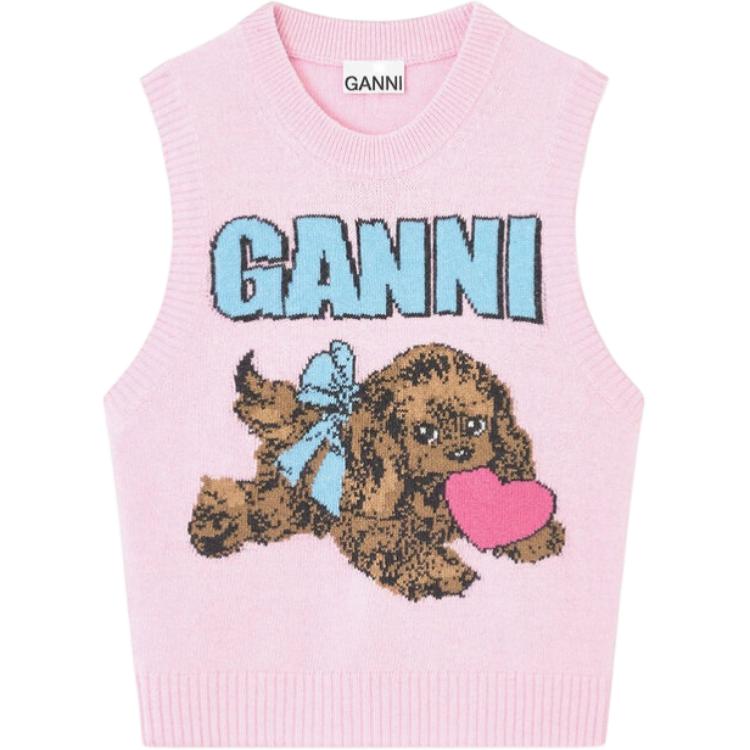 Puppy Vest GANNI, розовый
Puppy Vest GANNI, розовый