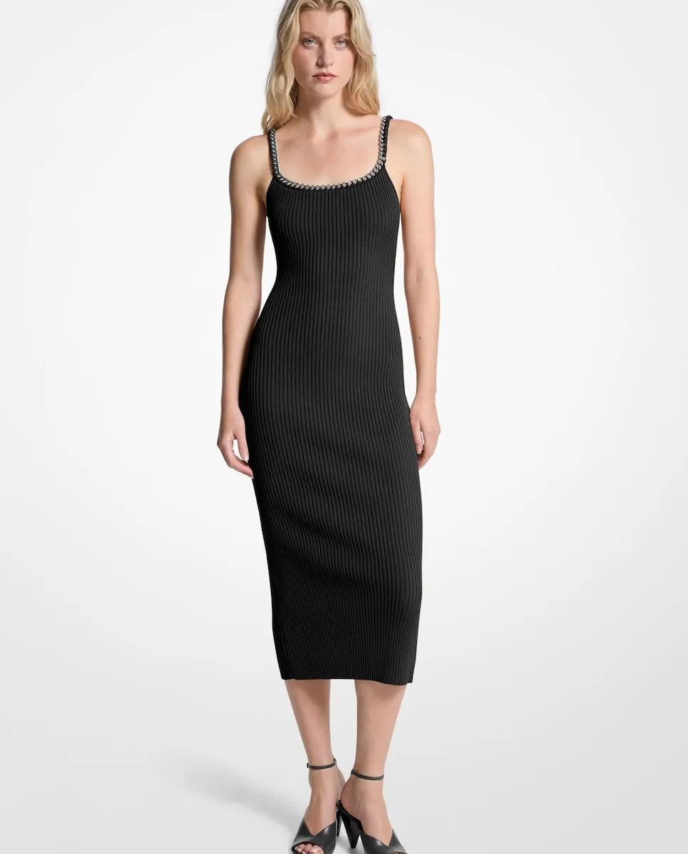 Миди-платье на бретелях из вязаного в рубчик материала Michael Michael Kors, черный
Миди-платье на бретелях из вязаного в рубчик материала Michael Michael Kors, черный