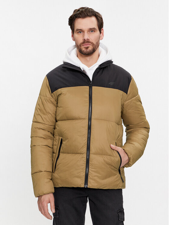 Пуховик стандартного кроя 4F, коричневый
Пуховик стандартного кроя 4F, коричневый