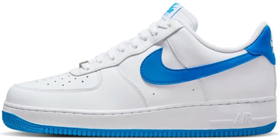 Кроссовки Nike Unisex Air Force 1 07, белый/белый/синий
Кроссовки Nike Unisex Air Force 1 07, белый/белый/синий