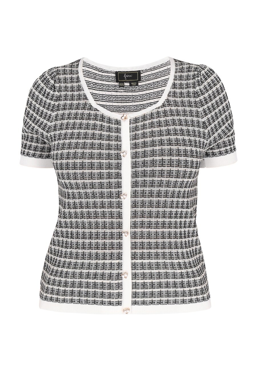 Вязаный кардиган faina, черный
Вязаный кардиган faina, черный