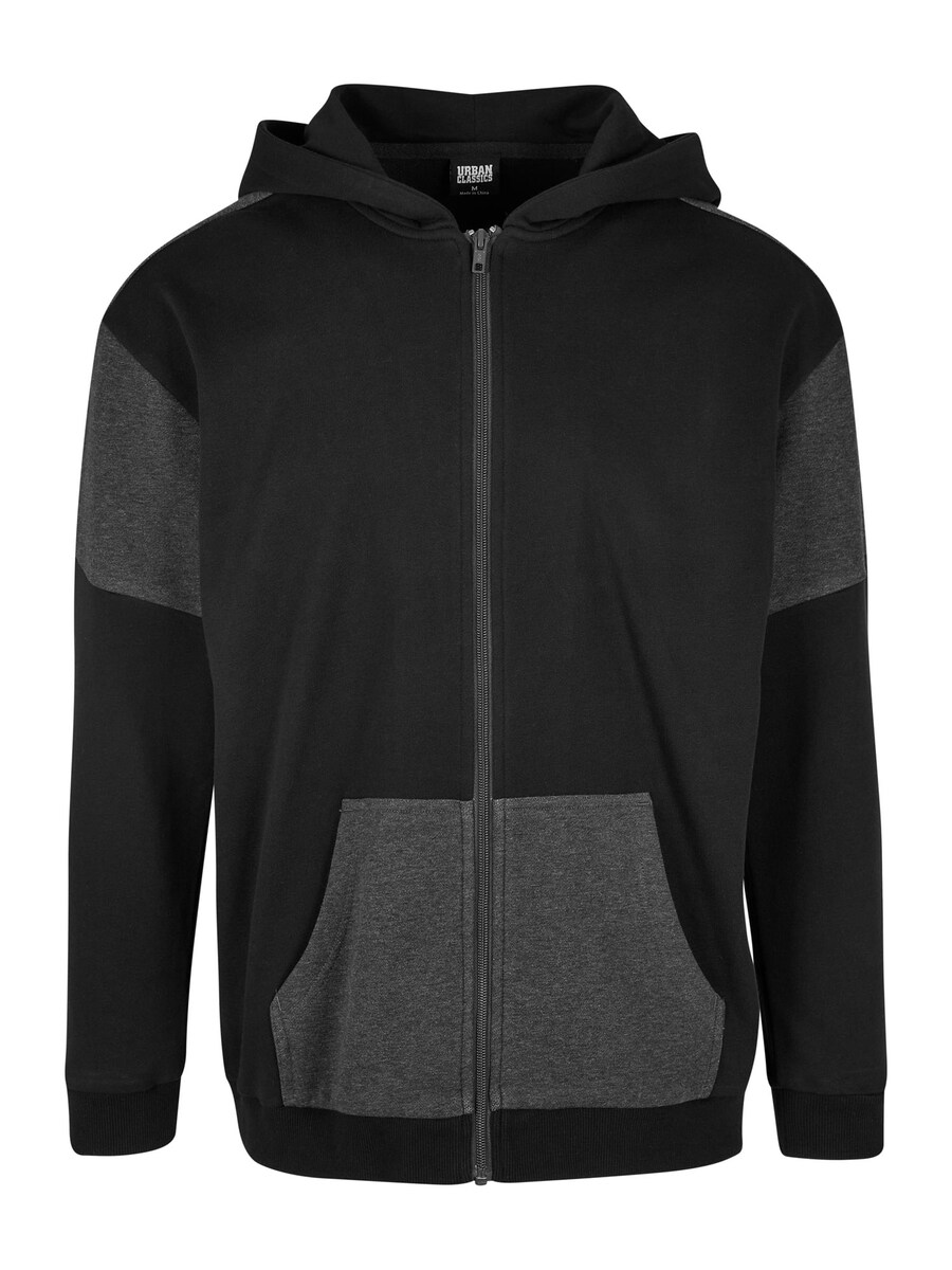 Толстовка с капюшоном на молнии Urban Classics, черный
Толстовка с капюшоном на молнии Urban Classics, черный