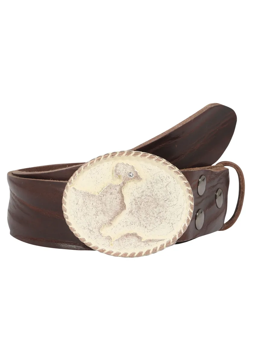 Кожаный ремень LIFEBURG by showroom 019°, застежка "Burg Rosé, украшенная кристаллами Swarovski" Rettungsring By Showroom 019°, коричневый
Кожаный ремень LIFEBURG by showroom 019°, застежка "Burg Rosé, украшенная кристаллами Swarovski" Rettungsring By Showroom 019°, коричневый