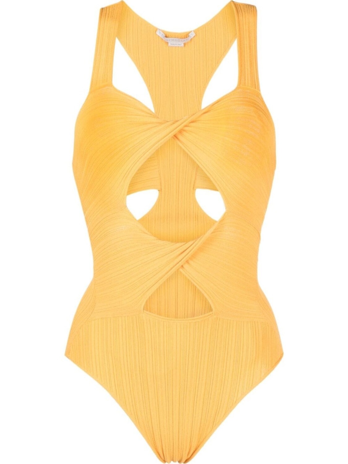 Stella McCartney трикотажное боди с вырезами, оранжевый
Stella McCartney трикотажное боди с вырезами, оранжевый